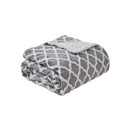 Manta Eléctrica Monroy 160 W 180x130 cm Gris y Blanco Fabrilamp - vista principal | Fabrilamp / Abrila · Ref. 253991628