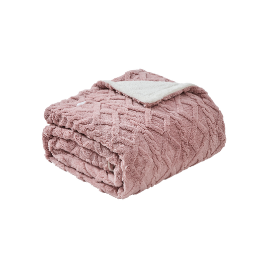 Calefacción Textil Monroy Rosa / Blanco – vista principal · Ref. 253991600