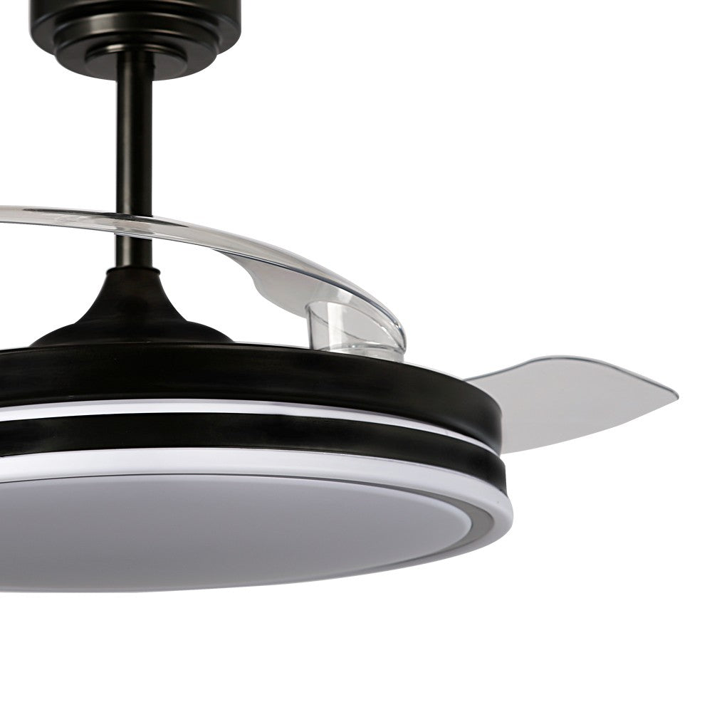 Ventilador de techo LED con motor DC ultrasilencioso