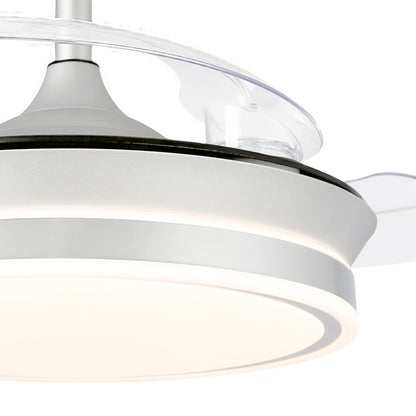 Ventilador de techo Moss Mini fabricado en Acero color Gris