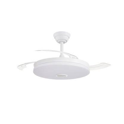 Ventilador Music fabricado en Hierro y ABS color Blanco