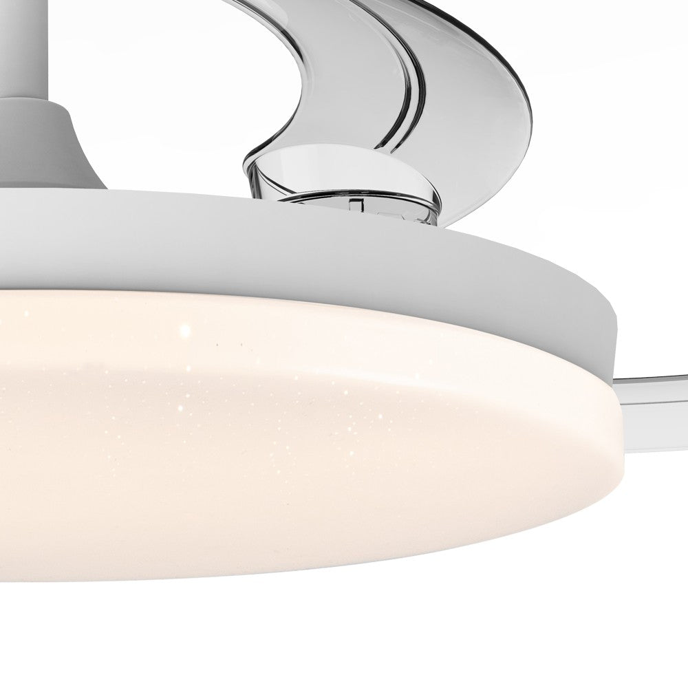 Night Eco Brilli fabricado en Hierro y ABS color Blanco