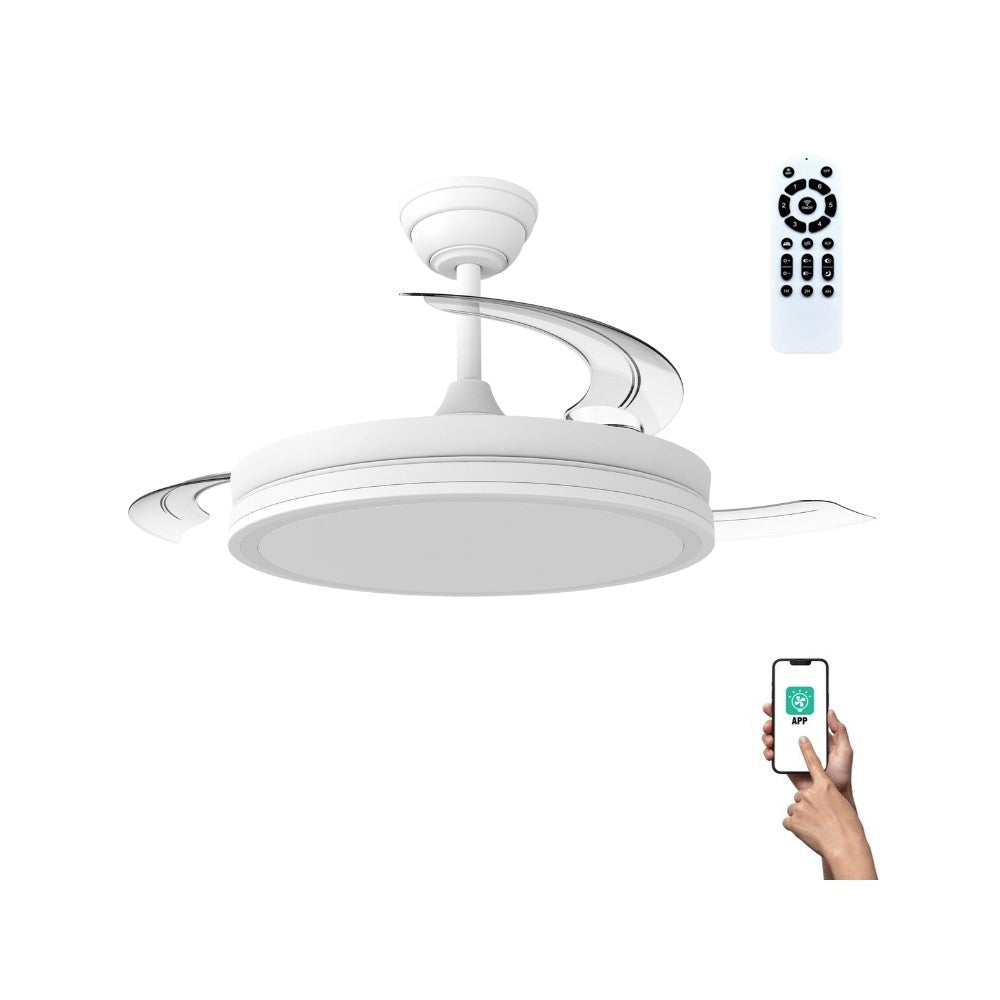 Ventilador de Techo LED Night Evo M CristalRecord 85-080-42-000