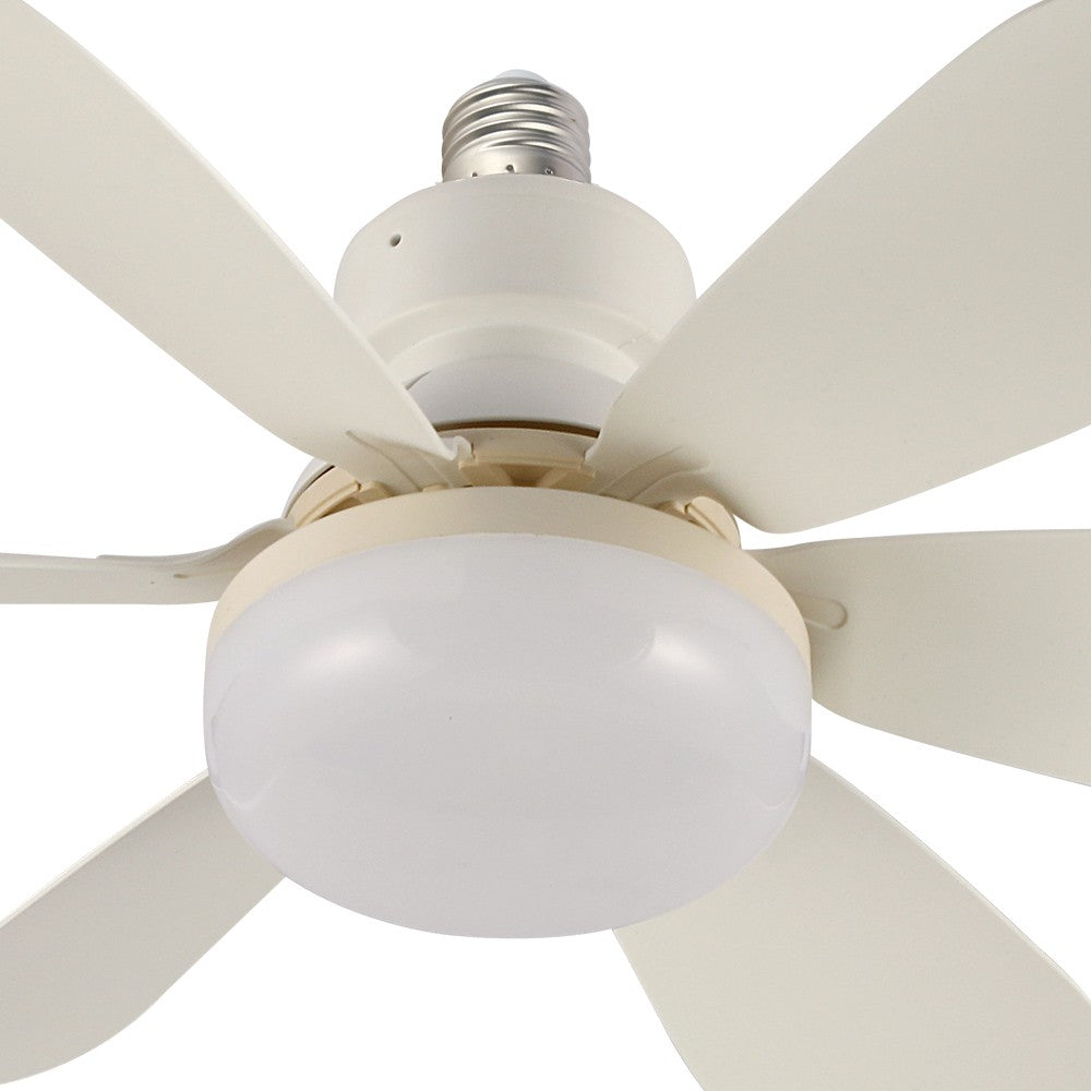 Ventilador Nikiya fabricado en ABS blanco, color blanco