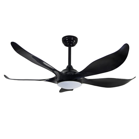 Ventilador de Techo Noro Negro con Luz LED 20W CCT 1800 lm CristalRecord - vista principal | CristalRecord