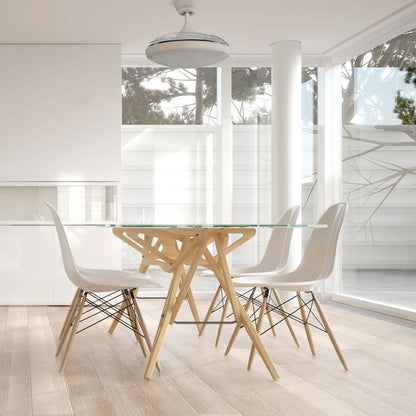 Ventilador de techo con luz LED de 4000 lúmenes