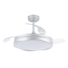 Ventilador de Techo LED Oku Plata CristalRecord 85-114-42-281