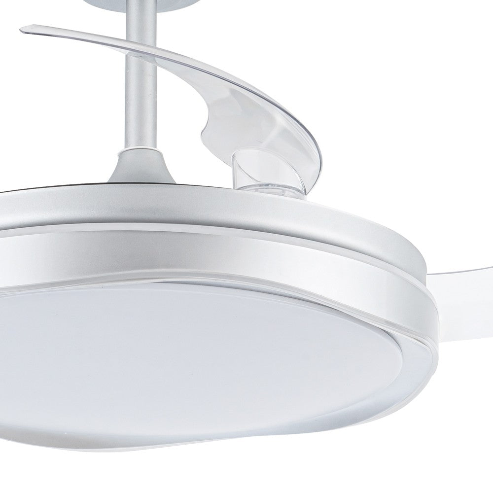 Ventilador Oku fabricado en Acero color Plata