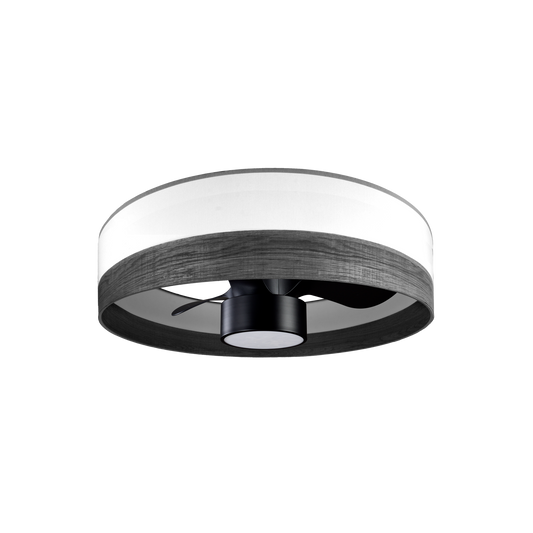 Ventilador de Techo Olga Blanco/Madera Negra – vista principal · Ref. 190091709