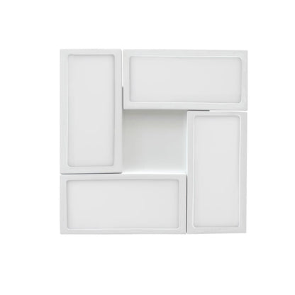 Plafón Or fabricado en Aluminio inyectado color Blanco