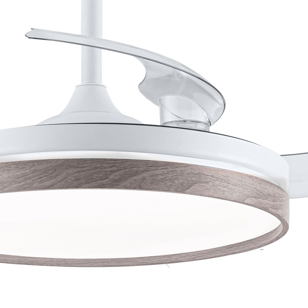 Ventilador de techo LED con motor DC ultrasilencioso