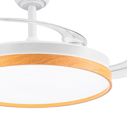 Paneco fabricado en Hierro y ABS color Blanco y Madera