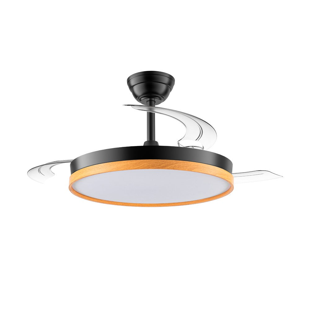 Ventilador de techo con luz LED y motor DC silencioso