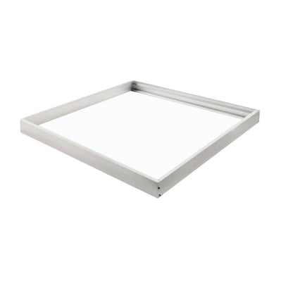 Panel LED fabricado en aluminio, color blanco, ideal para oficinas