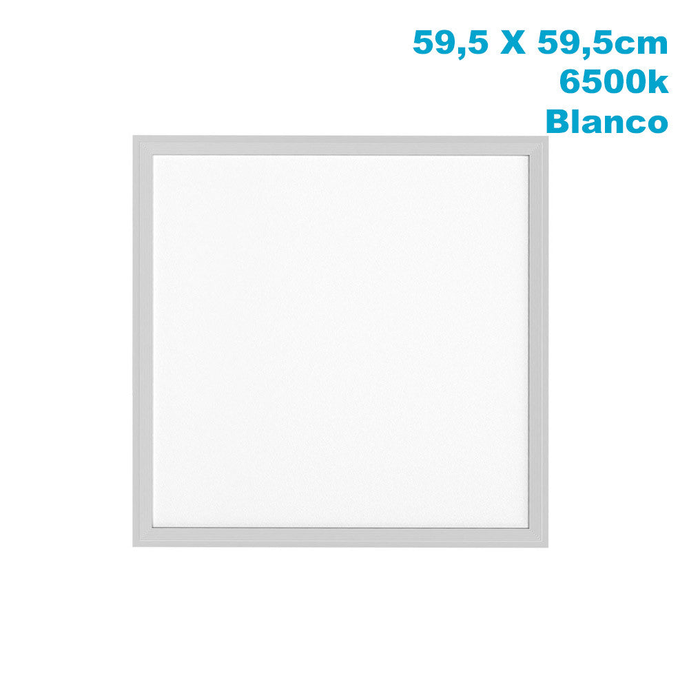 Panel LED Lino fabricado en aluminio color blanco, 48W