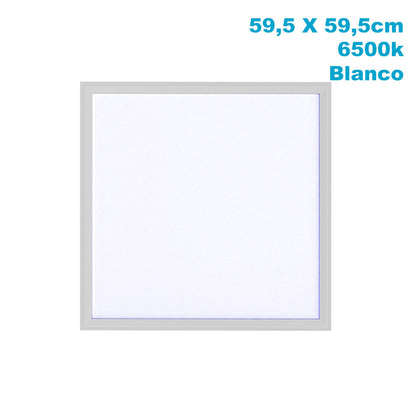 Panel LED Lino Fabrilamp / Abrila empotrable blanco, ref. 150584801
