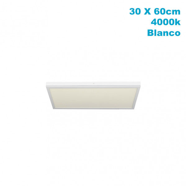 Panel LED Superficie Tivoli 36W 4000K Blanco - Vista frontal