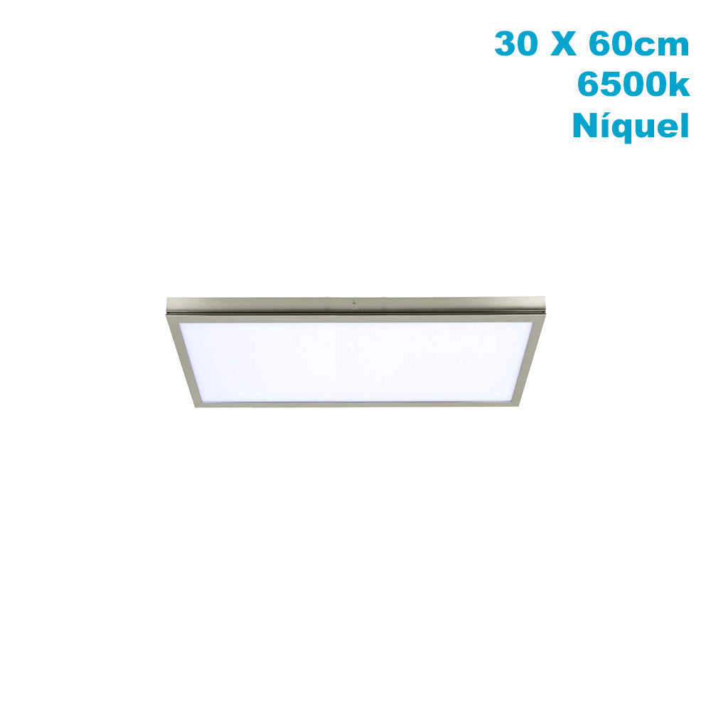 Panel LED Superficie Tivoli Níquel Fabrilamp / Abrila 162486003