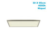 Panel LED Tivoli Fabrilamp Abrila níquel, ref. 162499003