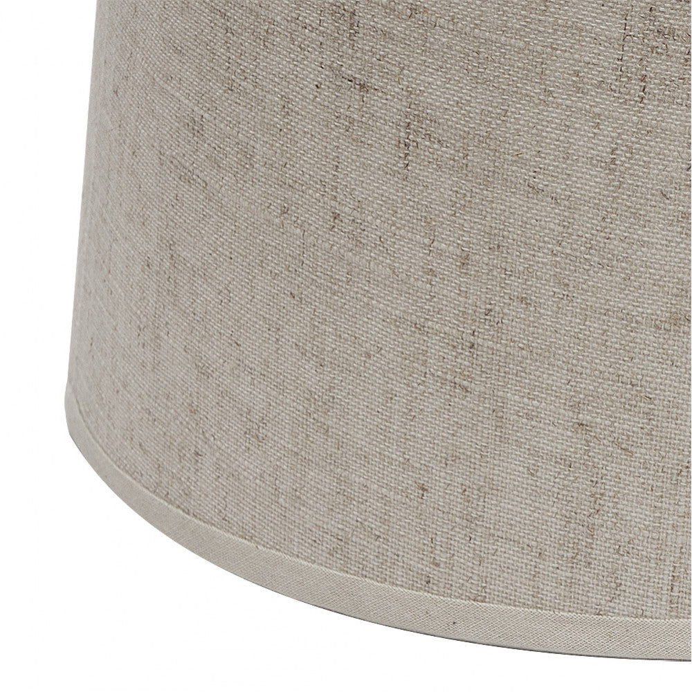 Pantalla Agueda fabricada en Textil lino color Beige