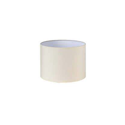 Pantalla cilíndrica beige Fabrilamp / Abrila Dori E27 para lámpara