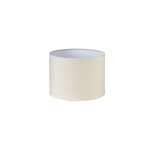 Pantalla cilíndrica beige Fabrilamp / Abrila Dori E27 para lámpara