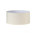 Pantalla cilíndrica Dori E27 Beige de Fabrilamp, 45x45x22 cm, tejido popelín.  Iluminación elegante para tu hogar.
