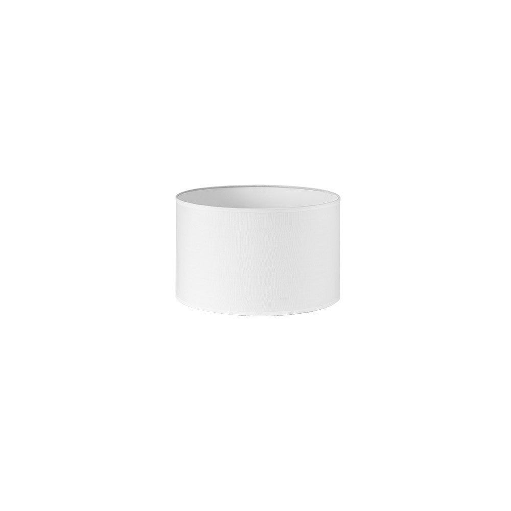 Pantalla cilíndrica Dori Fabrilamp / Abrila textil blanca E27 - 176132201