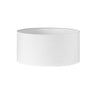 Pantalla cilíndrica Dori Fabrilamp / Abrila textil blanca E27 - 176134501