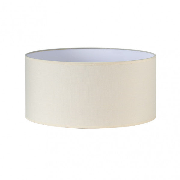 Pantalla cilíndrica Dori M10 Beige de Fabrilamp, 50x50x25cm, tejido Popelín. Perfecta para iluminación interior.