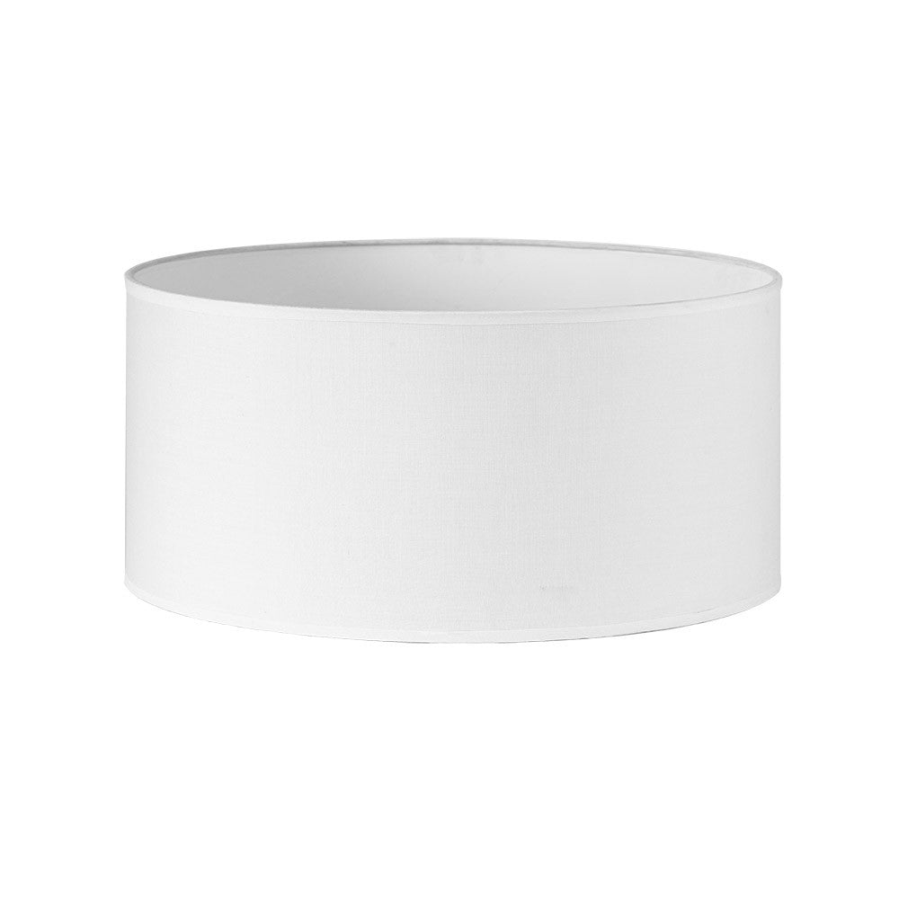 Pantalla cilíndrica Dori Fabrilamp / Abrila textil blanca - 176135001