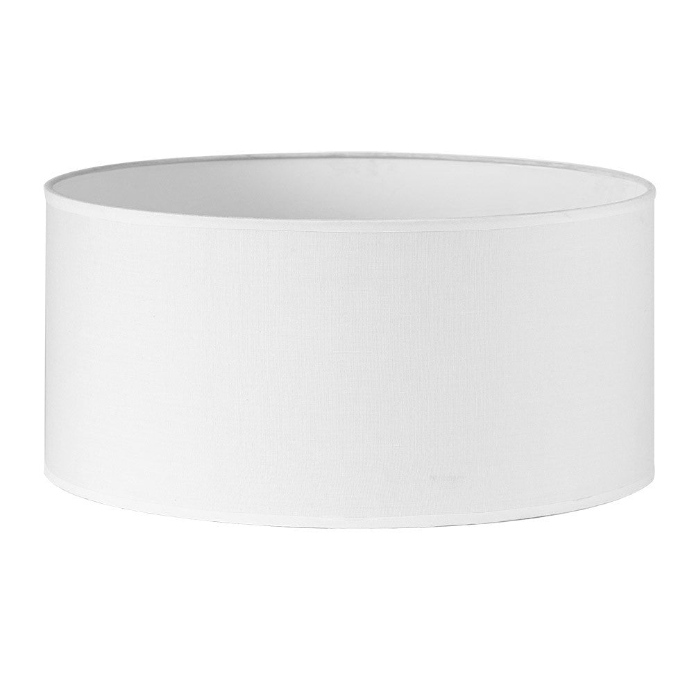 Pantalla cilíndrica Dori Fabrilamp / Abrila textil blanca, referencia 176136001