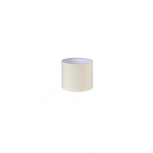 Pantalla Cilíndrica Dori 14 cm con Pinza Beis Popelin Fabrilamp - vista principal | Fabrilamp / Abrila