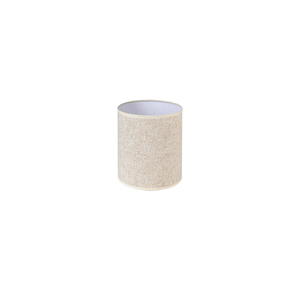 Pantalla cilíndrica Happy Fabrilamp / Abrila E27 lino beige - 176331515
