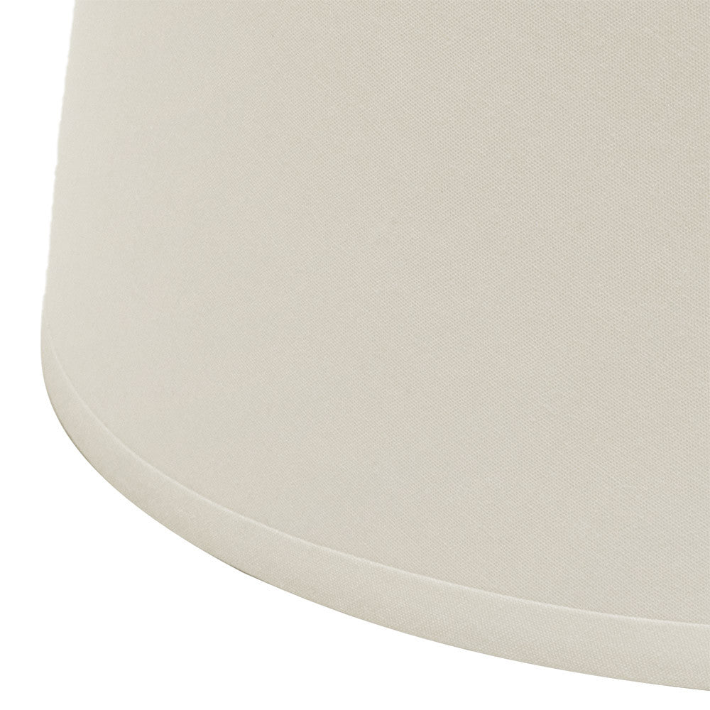 Pantalla Clara fabricada en Textil color Beige, ideal para iluminar tu hogar