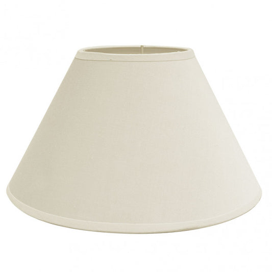 Pantalla Cónica Cerrada Clara 45 cm Beige Fabrilamp - vista principal | Fabrilamp / Abrila
