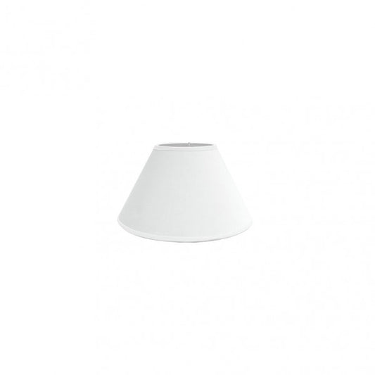 Pantalla Cónica Cerrada Clara 20 cm Blanca E27 Fabrilamp - vista principal | Fabrilamp / Abrila