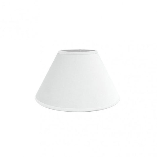 Pantalla Cónica Cerrada Clara 30 cm Blanca E27 Fabrilamp - vista principal | Fabrilamp / Abrila