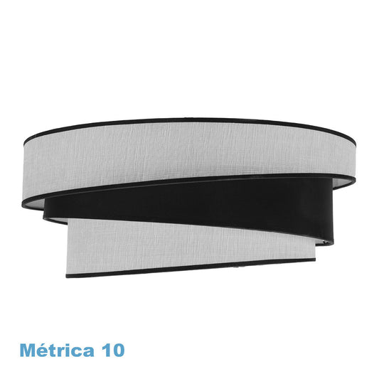 Pantalla colgante Hara Fabrilamp / Abrila textil bicolor 99.PA-179895009