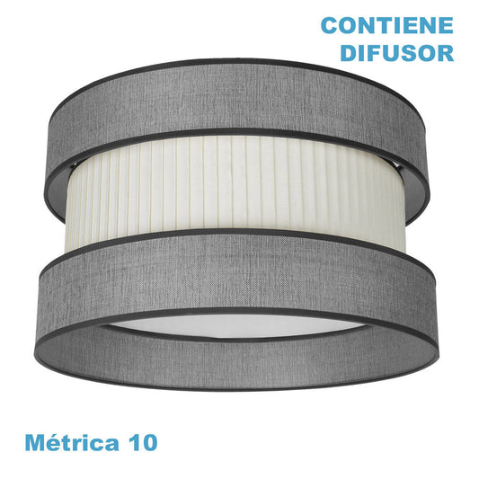 Pantalla Colgante Textil Home Fabrilamp / Abrila 99.PA-175596028