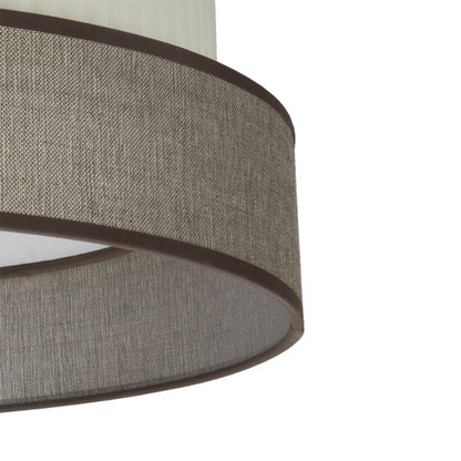 Pantalla Colgante Home M10 60 cm Marrón Beis con Difusor Fabrilamp - imagen 2 | Fabrilamp / Abrila