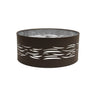 Pantalla Colgante Niebla Fabrilamp / Abrila Textil Marrón Plata 99.PA-157795079