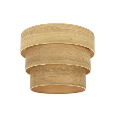 Pantalla Colgante Triple Smile E27 Madera Clara 40 cm Fabrilamp - vista principal | Fabrilamp / Abrila