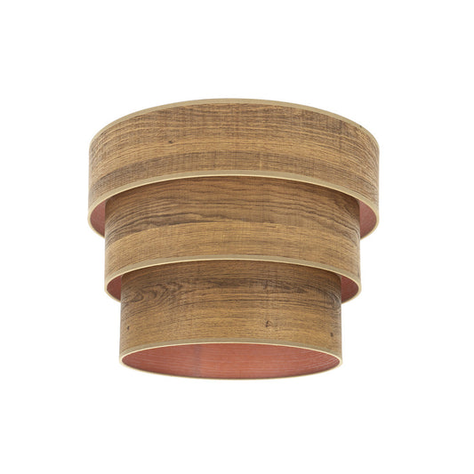 Pantalla Colgante Smile Triple Madera Oscura Fabrilamp / Abrila 99.PA-175394084