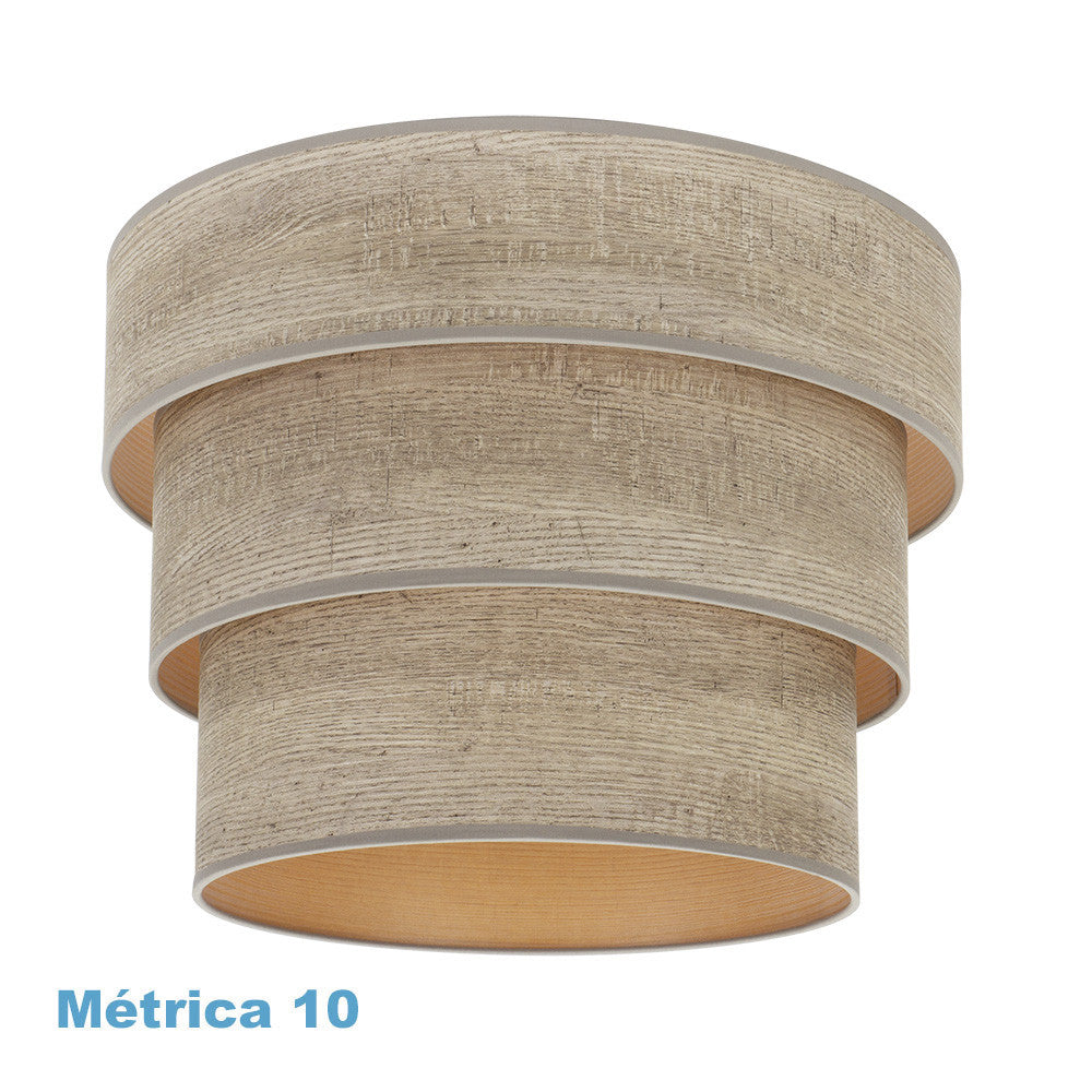 Pantalla Colgante Smile Madera Gris Fabrilamp / Abrila 99.PA-175395083