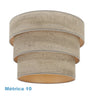 Pantalla Colgante Smile Madera Gris Fabrilamp / Abrila 99.PA-175395083