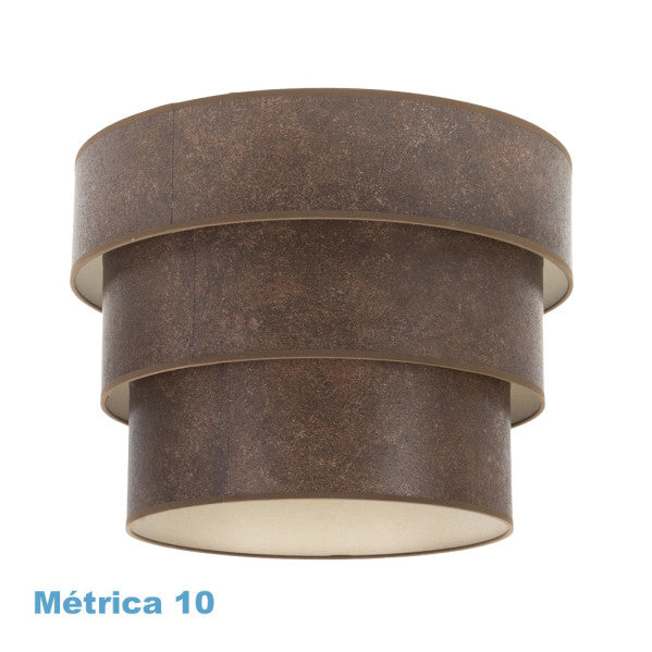 Pantalla Colgante Triple Smile M10 Óxido 50 cm Fabrilamp - vista principal | Fabrilamp / Abrila