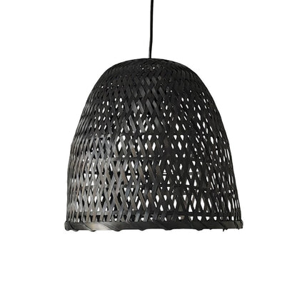 Pantalla Bambú Trenzado Negro CristalRecord Dera PAN-305-01-180