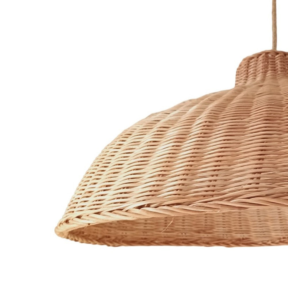 Addu fabricada en ratán natural color beige
