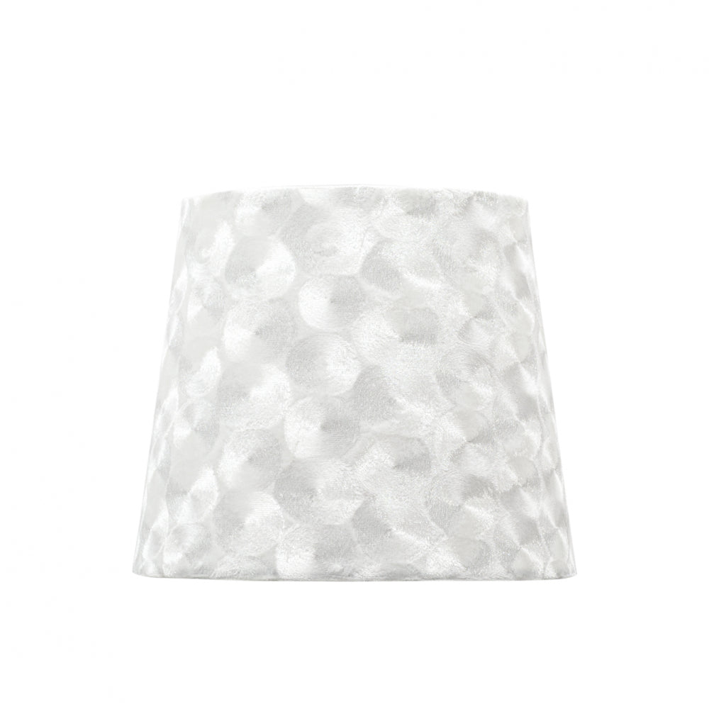 Pantalla Fátima Textil Blanca Fabrilamp / Abrila 110812001 para lámpara E27